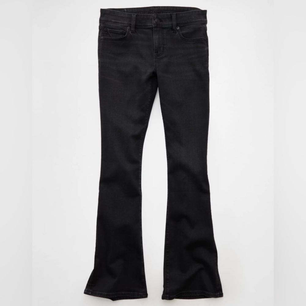 AE Next Level Low-Rise Kick Bootcut Jean Size 0 XShort